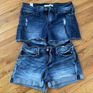 Bundle of 2 Jean shorts